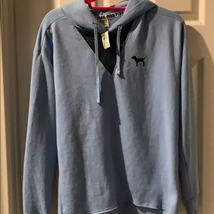 Brand new with tags blue PINK hoodie